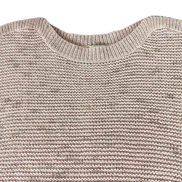 Chico’s Sweater Size 3 or XL Subtle Shine Naomi Pullover Pink Gold - Picture 5 of 8